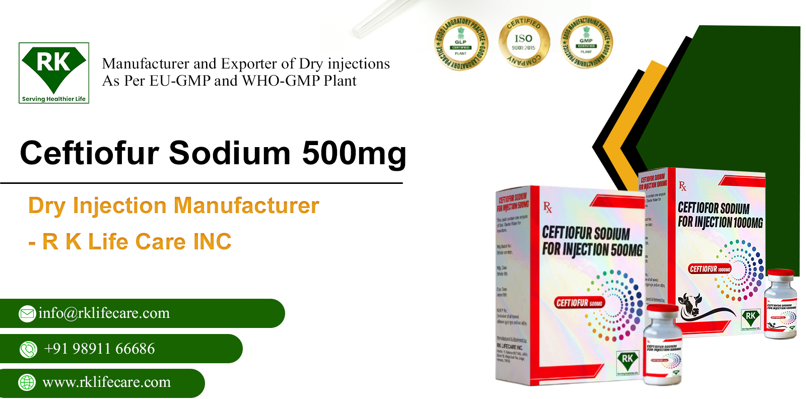 ceftiofur sodium dry injection manufacturer