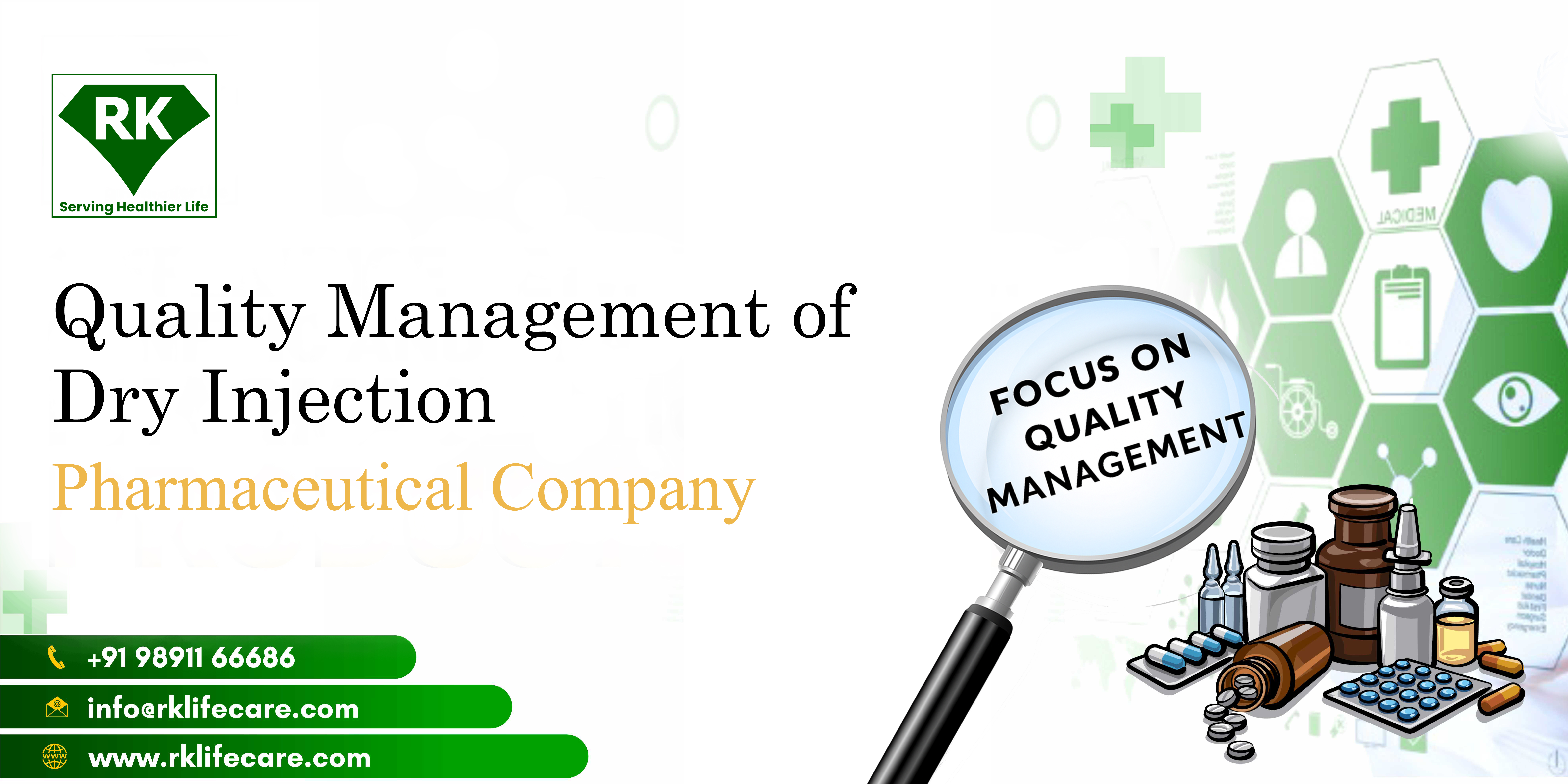 Quality Management of Dry Injection Pharmaceutical Company