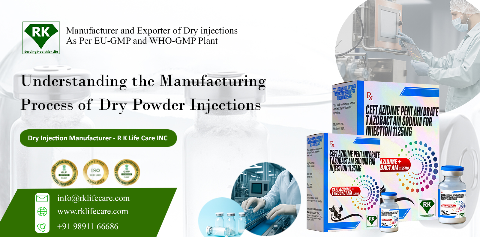 Understanding the Manufacturing Process of Dry Powder Injections