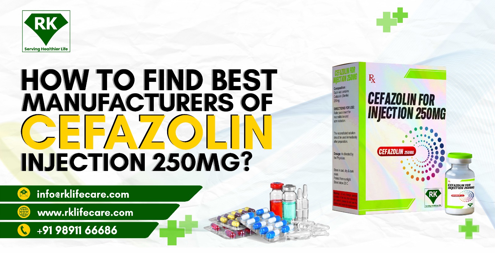 How To Find Best Manufacturers of Cefazolin Injection 250MG?