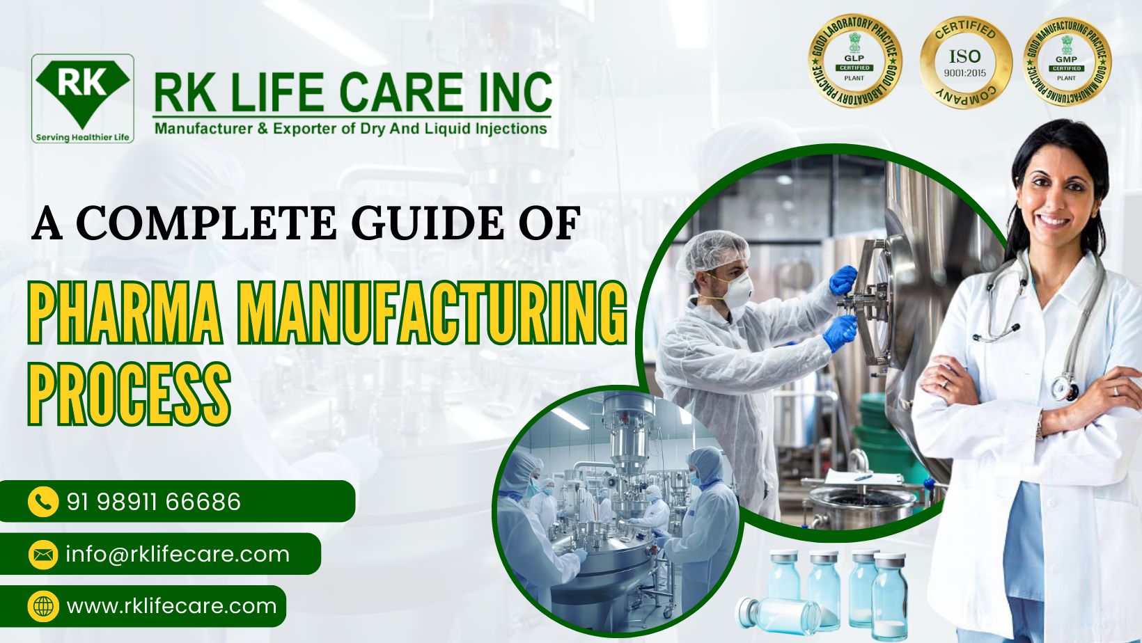 A Complete Guide of Pharma Manufacturing Process